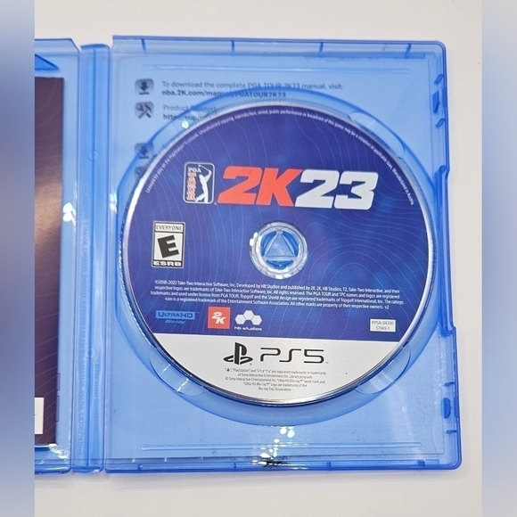 PGA Tour 2K23 PS5 Golf Game Tested Complete With Case - Picture 7 of 9